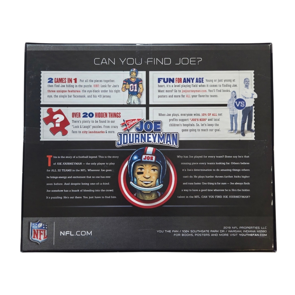 NFL Chicago Bears Joe Journeyman Search Jigsaw Puzzle, 500 Piecss - Picture 2 of 9